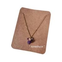 ราคา BOHO-BOHO JEWELRY สร้อยคอหินนำโชค หินอเมทีส (579102-564723010)