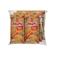 ราคา เจ้าสัวสแนคซ์ หมูแท่งกรอบรสหมูกระทะน้ำจิ้มแซ่บ 18 กรัม (แพ็ก 6 ชิ้น) (324072-698219010)