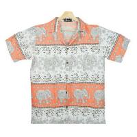 ราคา THE ROOM'S - เดอะรูม เสื้อช้าง ลายก้านกล้วย สีโอล์ดโรส (334567-716613010)