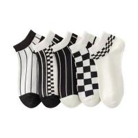 ราคา CC SOCK ถุงเท้าข้อสั้นสีดำ-ขาว แพ็ก 5 คู่ (328643-590341010)