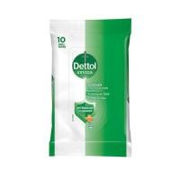 ราคา เดทตอล ผ้าเปียก สูตรแอนตี้แบคทีเรีย 10 แผ่น (แพ็ก 5 ห่อ) (341748-719819010)