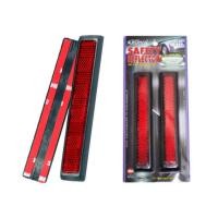 ราคา LEOMAX ยางกันชนพร้อมทับทิมสะท้อนแสง รุ่น SR-447 สีดำ-ทับทิมแดง (335083-702228010)