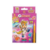ราคา Horse ตราม้า ดินสอสีไม้สั้น 12 สี BRILLIANT COLORS (335260-702390010)