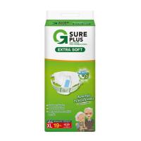 ราคา จีชัวร์พลัส ผ้าอ้อมแบบเทปเอ็กซ์ตร้าซอฟ (มีไซส์ M-XL) (342713-720512010)