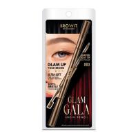 ราคา Browit ดินสอเขียนคิ้ว Glam Gala Brow Pencil 0.12 กรัม #02BallroomBrown (345513-722918010)