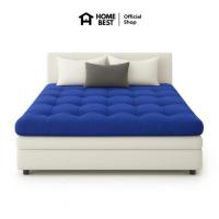 ราคา Home Best Topper ใยขนห่านเทียม หนา 6 นิ้ว ลายบุ๋ม สีกรม (345291-722743010)