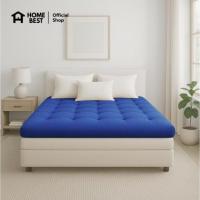 ราคา Home Best Topper ใยขนห่านเทียม หนา 6 นิ้ว ลายบุ๋ม สีกรม (345291-722744010)