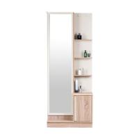 ราคา NARN-NARN โต๊ะเครื่องแป้ง กระจกเงายาว ส่องเต็มตัว พร้อมชั้นวาง รุ่น CF296 (ประกอบแล้ว) (358515-649143010)