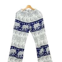 ราคา THE ROOM'S - เดอะรูม กางเกงช้าง ลายก้านกล้วย สีกรมท่า (348863-724866010)