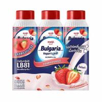 ราคา โยเกิร์ตพร้อมดื่มเมจิบัลแกเรีย 150 มล. แพ็ก 3 รสสตรอเบอร์รี (330872-592858010)