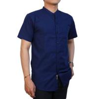 ราคา THE ROOM'S เสื้อเชิ้ต แขนสั้น ผู้ชาย คอจีน OXFORD SHIRT สีกรมท่า (377767-690039010)
