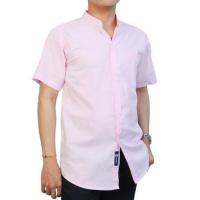 ราคา THE ROOM'S เสื้อเชิ้ต แขนสั้น ผู้ชาย คอจีน OXFORD SHIRT สีชมพู (377760-690002010)