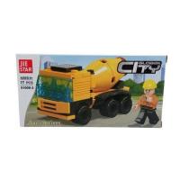 ราคา Onelink Toys บริคก่อสร้าง รถโม่ปูน (376686-687774010)