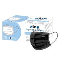 ราคา Zion หน้ากากป้องกันฝุ่นละออง สีดำ (รองรับPM2.5) (1 กล่อง/50 ชิ้น) (546995-509971010)