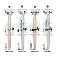 ราคา KIAN-DA ปากกาเซมิเจล Pearly 0.7 มม. ด้ามคละสี (แพ็ก 4 ด้าม) (383437-697855010)