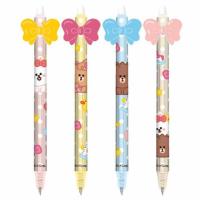 ราคา CODE:D ปากกาเจลลบได้ รูปโบว์ Line Friends คละลาย (แพ็ก 4 ด้าม) (380013-694339010)