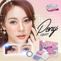 ราคา Wink คอนแทคเลนส์ โพนี่ สีเทา แบบรายเดือน -100 (493065-410391010)