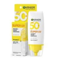 ราคา การ์นิเย่ สกิน แนทเชอรัลส์ ซูเปอร์ ยูวี-อินวิซิเบิ้ล เซรั่ม ซันสกรีน 30มล. (363656-657905010)