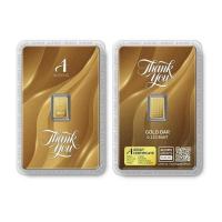 ราคา Ausiris ทองคำแท่ง 96.5 น้ำหนัก 0.125 บาท Thank You Luxe (325035-710777010)