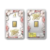 ราคา Ausiris ทองคำแท่ง 96.5 น้ำหนัก 0.125 บาท Thank You Blossom (325034-710776010)
