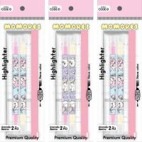 ราคา CODE:D Highlighter ปากกาเน้นข้อความ 2 หัว แพ็กคู่ 2 สี MOMOREI คละลาย (แพ็ก 3 ชุด) (353659-727508010)