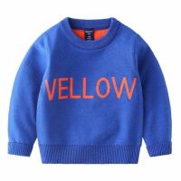 ราคา DELON KID เสื้อกันหนาวเด็กชาย เสื้อไหมพรมคอตตอนเนื้อนุ่ม เสื้อแขนยาว AA5011 สีน้ำเงิน (539069-492480010)