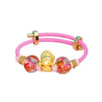 ราคา Shinee กำไลชาร์ม พระแม่ลักษมี พร้อมตกแต่งมูราโน่ สายสีชมพู (366186-662519010)