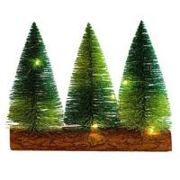 ราคา YSB-B1S125-ต้นคริสต์มาสปลอมตกแต่ง พร้อมไฟ LED สีเขียว ( 3 ชิ้น / 1 ชุด) (351738-726316010)