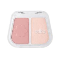 ราคา Odbo บลัชออนและไฮไลท์ Duo Fuse Blush & Highlight 3+3กรัม (354177-727842010)