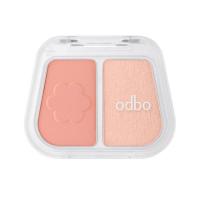 ราคา Odbo บลัชออนและไฮไลท์ Duo Fuse Blush & Highlight 3+3กรัม (354177-727846010)