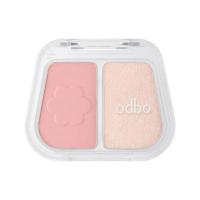 ราคา Odbo บลัชออนและไฮไลท์ Duo Fuse Blush & Highlight 3+3กรัม (354177-727845010)