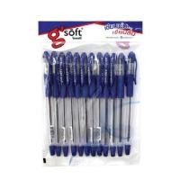 ราคา g'SOFT ปากกาลูกลื่นเจล HI-GRIP 0.38 มม. (12 ด้าม) (510956-442455010)