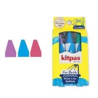 ราคา Kitpas สีเทียน 3 สี เซ็ต F ลอยน้ำได้ B-FB3C-F (ผลิตจากขี้ผึ้งรำข้าวญี่ปุ่น) (329433-713741010)