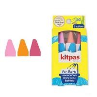 ราคา Kitpas สีเทียน 3 สี เซ็ต C ลอยน้ำได้ B-FB3C-C (ผลิตจากขี้ผึ้งรำข้าวญี่ปุ่น) (329432-713739010)