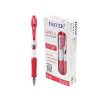 ราคา FASTER ปากกาลูกลื่น CX-KNOX 0.5 มม. หมึกแดง (กล่อง 12 ด้าม) (355321-728360010)
