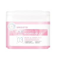 ราคา Smooto โทนเนอร์แพด Bright Glow Hydrojelly Mask & Toner Pad 80แผ่น 180กรัม (355855-728696010)