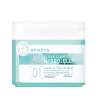 ราคา Smooto โทนเนอร์แพด Clear Glow Hydrojelly Mask & Toner Pad 80แผ่น 180กรัม (355841-728692010)
