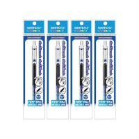 ราคา WRITECH ปากกาเจล หมึกน้ำเงิน 0.5 มม. ปุ่มกดไร้เสียง ด้ามใส (แพ็ก 4 ด้าม) (336391-717293010)