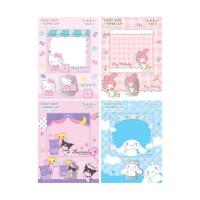 ราคา CODE:D กระดาษโน้ตกาว + คลิปหนีบกระดาษ Sanrio คละลาย (แพ็ก 4 ชุด) (357645-729685010)