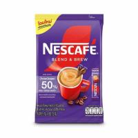 ราคา เนสกาแฟ 3in1 เบลนด์แอนด์บรู สูตรน้ำตาลน้อย 135 กรัม (15 กรัม x 9 ซอง) แพ็ก 8 ถุง (452584-350370010)