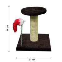 ราคา CCPets คอนโดแมวมินิ วงกลม LLBB034-CH สีน้ำตาล (362127-655434010)