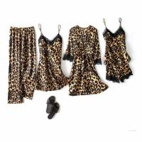 ราคา Wolfox เซ็ตชุดนอนผ้าซาติน 5 ชิ้น รุ่น Leopard (324699-586788010)