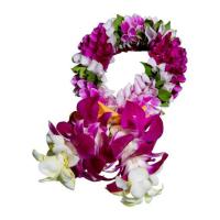 ราคา พวงมาลัยกล้วยไม้ ขนาดกลาง ม่วงมณีรัตน์ (358728-730378010)