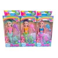 ราคา Onelink Toy ตุ๊กตานางเงือกขนาด 7 นิ้วพร้อมหวี (แพ็ก 3 ชิ้น) (359398-730899010)