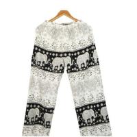 ราคา THE ROOM'S - เดอะรูม กางเกงช้าง ลายก้านกล้วย สีดำ (348864-724874010)