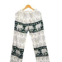 ราคา THE ROOM'S - เดอะรูม กางเกงช้าง ลายก้านกล้วย สีเขียว (348850-724845010)