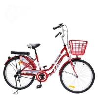 ราคา LA Bicycle จักรยานแม่บ้าน Dawn City 24 นิ้ว สีแดง (574343-555886010)