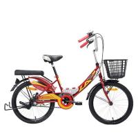 ราคา LA Bicycle จักรยานแม่บ้าน ล้อเหล็ก 20 นิ้ว สีแดง (493769-411792010)