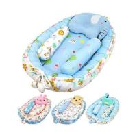 ราคา Nuebabe ชุดที่นอนเด็กรังผึ้ง พร้อมหมอนหลุม หมอนข้าง 1 ชิ้น (คละสี คละลาย) (581159-568202010)