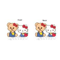 ราคา กิ๊บหนีบผม Hello Kitty X Butterbear ลายชุดเอี๊ยม (355684-728609020)